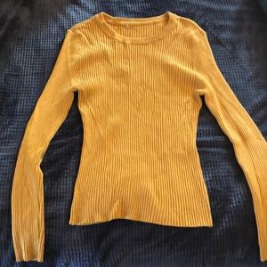 Golden yellow sweater